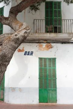 The small bar in a small town Stock Photos