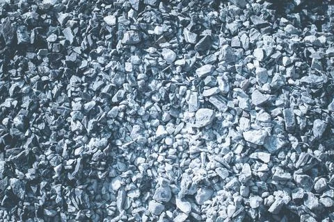 Small basalt stones stack background Stock Photos