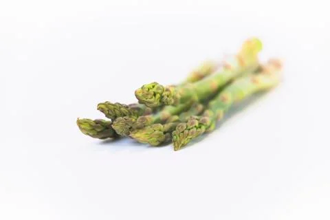 Small batch of tasty looking green asparagus Stock Photos