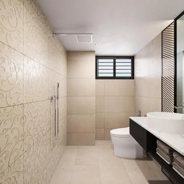 Small Bathroom, Big Style Creative Design Ideas for Your Space Stock-Illustration