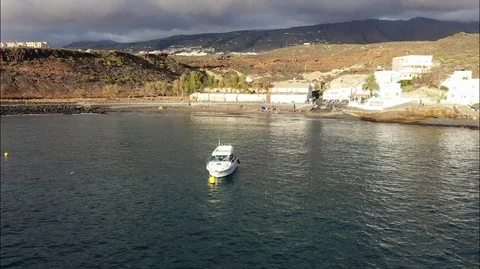 Small beach, aerial view Video stock 100994566