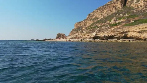 Small beach on levanzo island called cala faraglione 動画素材 278945801
