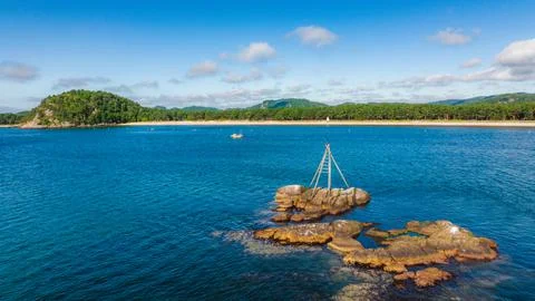 Small beach in Norway Stock Photos