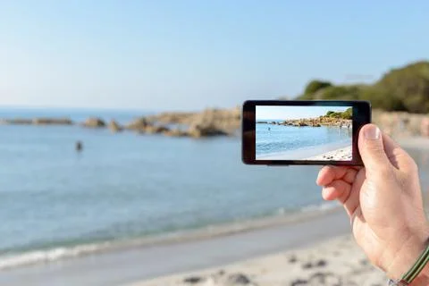 Small beach in Sardinia Foto stock