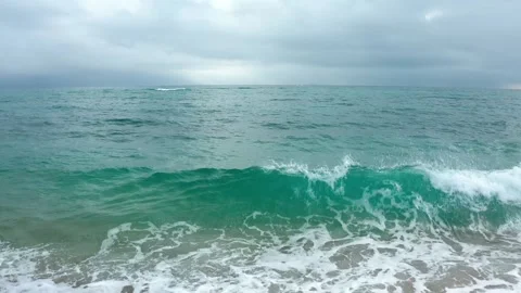 Small Beach Waves Stock Footage 257388204