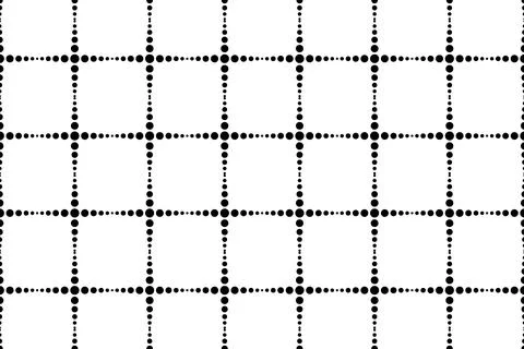 Small to big dots grid pattern on white background Stock Illustration
