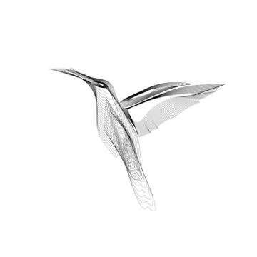 Small bird caliber vector illustration Stock Illustration