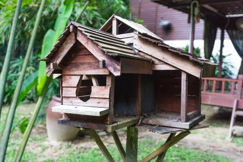 A small bird house Stock Photos