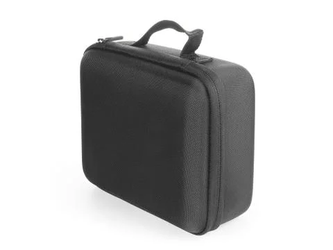 Small black case isolated with clipping path Stock-Fotos