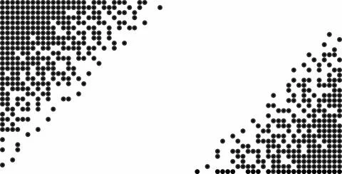 Small black circles on a white background. Vector. Pattern Free space. 스톡 일러스트
