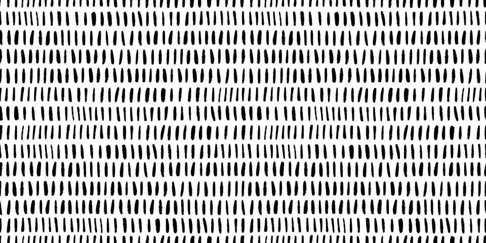 Small Black Dash Stripe Vector Seamless Pattern on White 스톡 일러스트