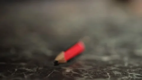 A small black pancil 1 Stock Footage 326662961