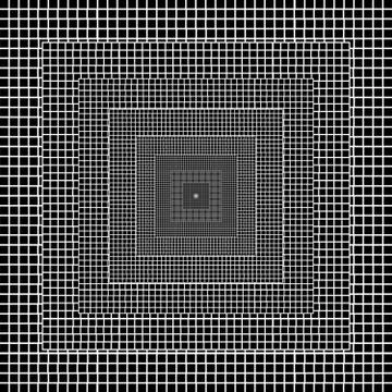 Small black squares- abstract background. Illustrazione stock