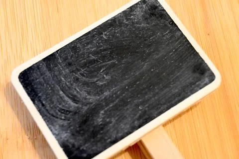 Small blank blackboard, writable with chalk, education and creativity concept, C Photos