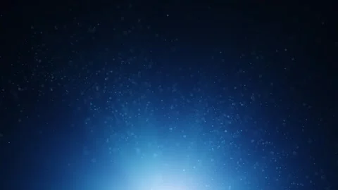 Small blured dots loop motion on blue light background Stock Footage 337854130