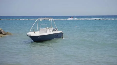 Small Boat on Beach 動画素材 229581572