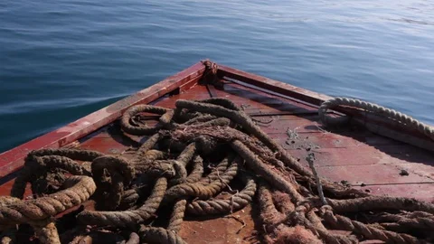 Small boat Stock Footage 122738023