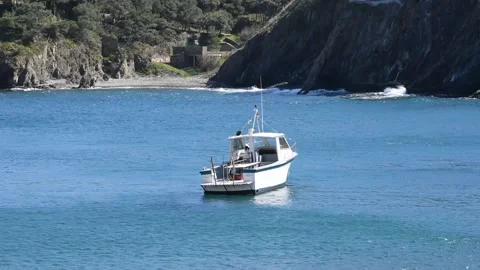 Small boat Stock Footage 150726486