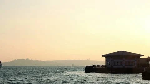 Small Boat in Istanbul Stock-Footage 9888666