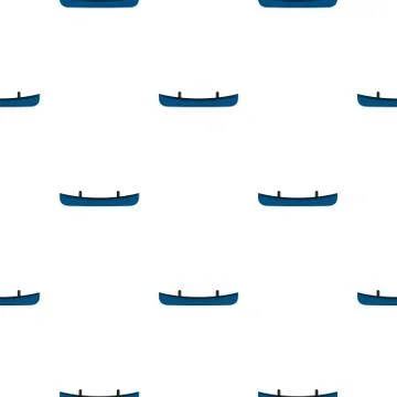 Small boat pattern flat イラスト素材