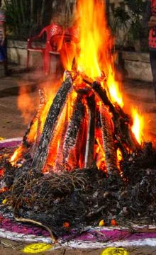 A Small Born Fire Stock Photos