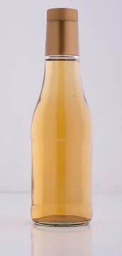 Small bottle of no name light vinegar Stock Photos