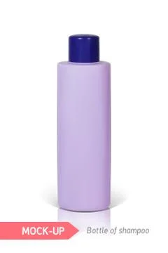 Small bottle of shampoo Stock Illustration