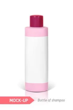 Small bottle of shampoo Stock Illustration