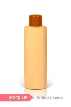 Small bottle of shampoo Stock Illustration