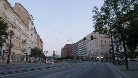 Small Boulevard, Budapest Stock Footage 91276344