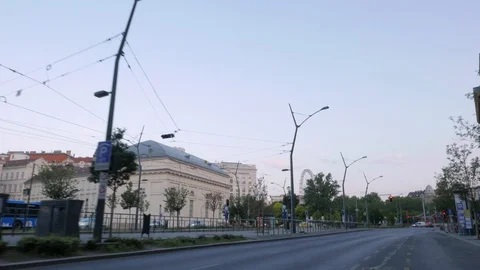 Small Boulevard, Budapest Stock Footage 91276361