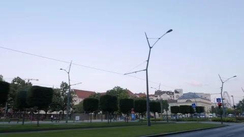 Small Boulevard in Slow motion, Budapest 動画素材 91276413