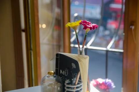 Small Boutique Cafe Stock Photos