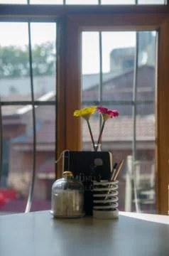 Small Boutique Cafe Stock Photos