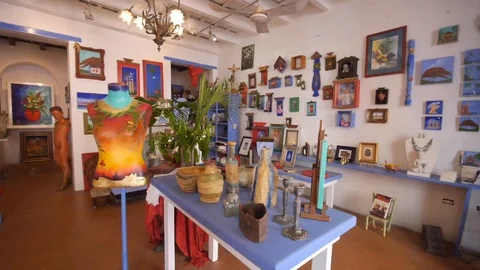 Small Boutique Shop Stock Footage 118547099