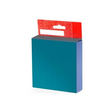 A small box. Close up. Isolated on a white background Stock-Fotos
