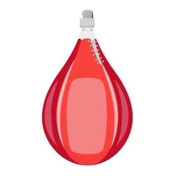 Small boxing punching bag semi flat color vector object イラスト素材