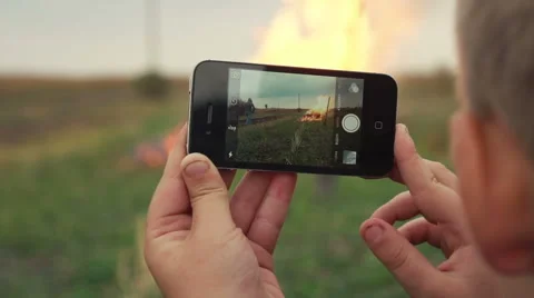 Small boy shoot video Vídeo Stock 67834891