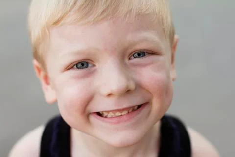 Small boy is smiling Stock Photos