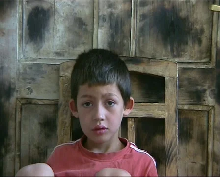 Small boy speaking Stock-Footage 53377204