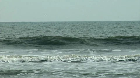 Small Breakers at the Beach Stock Footage 54759116