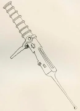 Small Breech Loading Pivot Gun Of Hooped Iron. From The British Army: It's Or Fotos Stock