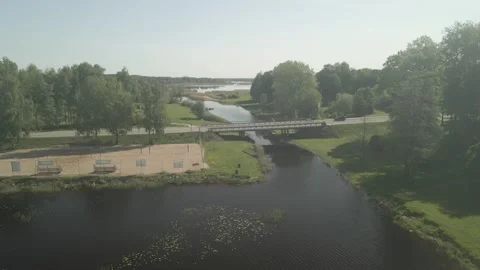 A small bridge Stock Footage 289014677