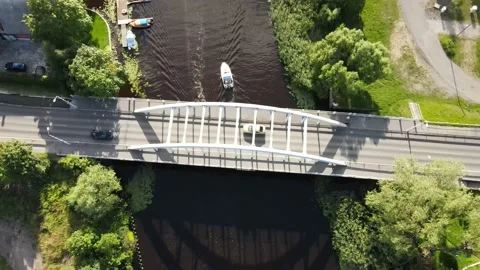Small bridge over the river 動画素材 138559161