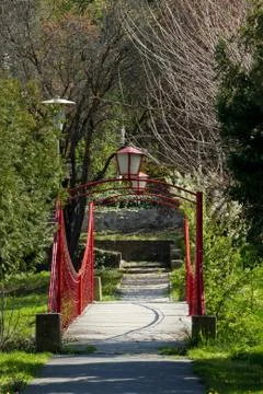 Small bridge Stock Photos