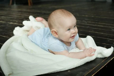 Small bright child Stock Photos