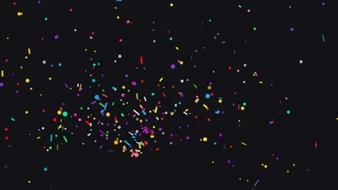 Small bright dust particles floating in the dark air at night Video stock 340875409
