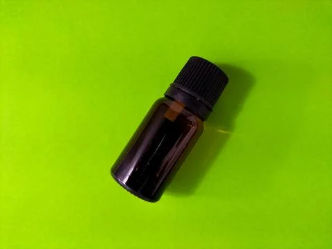 Small brown bottle Stock Photos