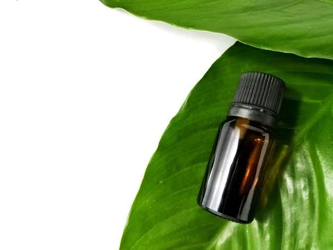 Small brown bottle Stock Photos