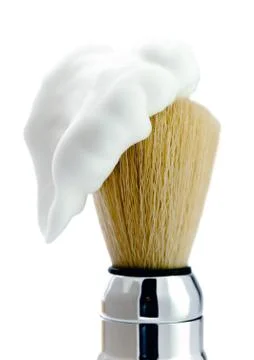 Small brush for shaving Stock Photos
